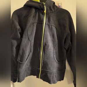 Kids Gray Jacket with Yellow Accents